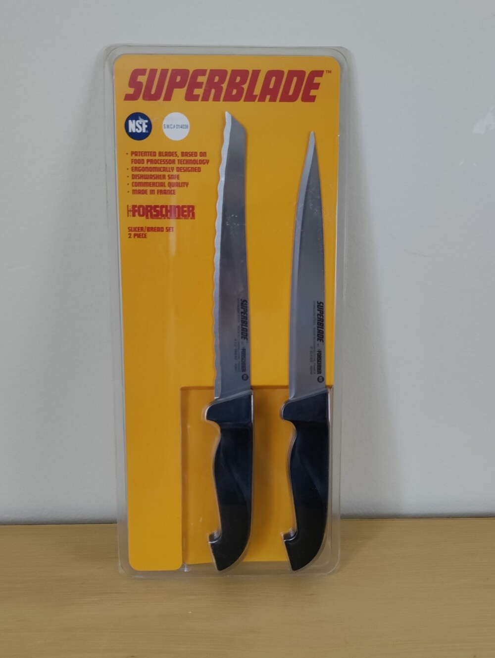 Forschner Superblade Bread Slicer Set 2 piece Stainless Steel 45840 & 45841